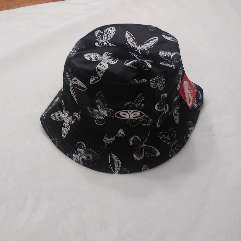 Petals & Peacocks butterfly sun hat